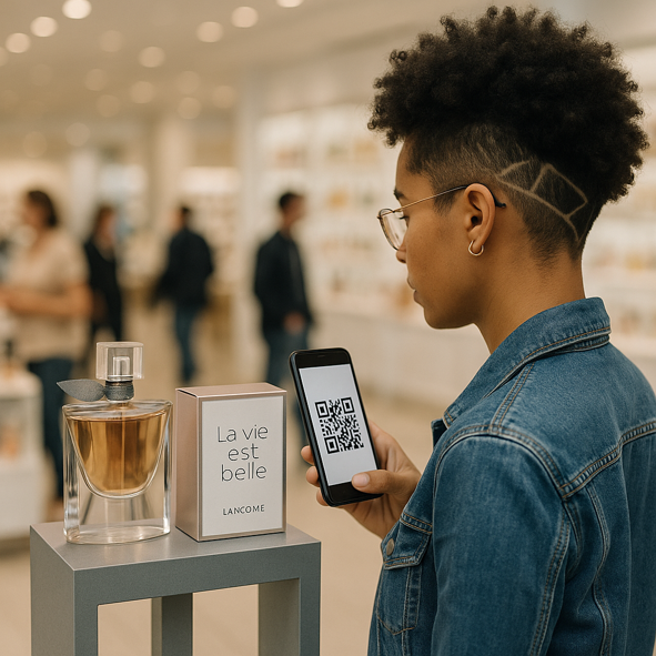 Produit La vie est belle avec QR code